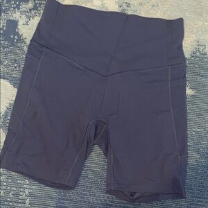 HALARA Navy High-Rise Bike Shorts